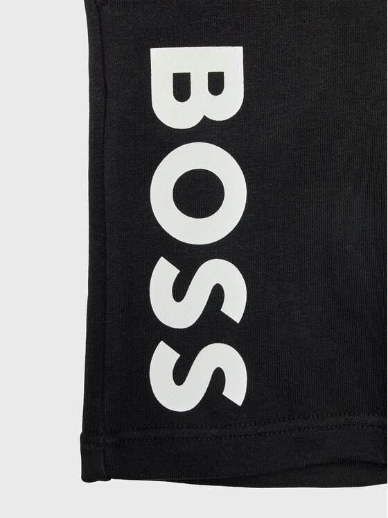 BOSS Boss Szorty sportowe J24826 S Czarny Regular Fit