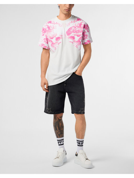 PHILIPP PLEIN PHILIPP PLEIN T-Shirt 29026 Biały Regular Fit