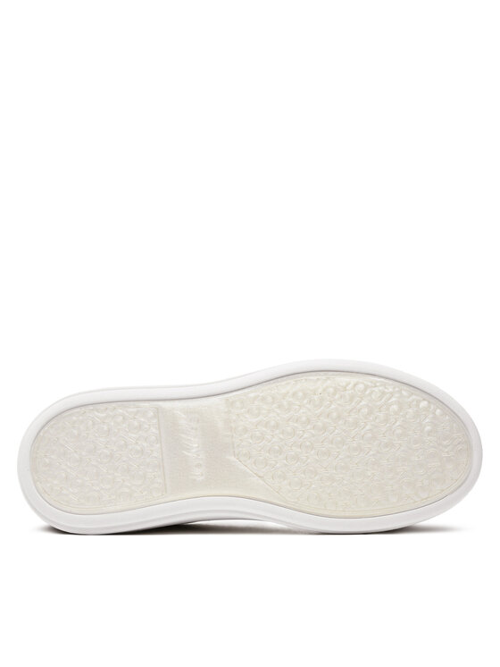 Calvin Klein Calvin Klein Sneakers Cupsole Lace Up Leather HW0HW01987 Bianco
