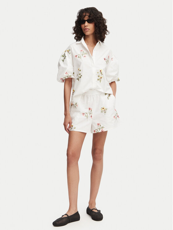 French Connection French Connection Риза Cambria 729G7 Бял Relaxed Fit