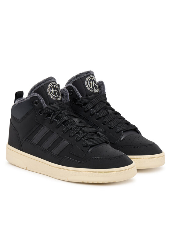 adidas adidas Αθλητικά Rapid Court Mid Winterized JR1027 Μαύρο
