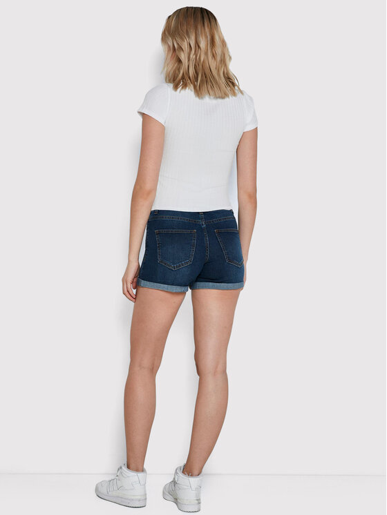 Noisy May Noisy May Jeansshorts Be Lucy 27019454 Dunkelblau Slim Fit