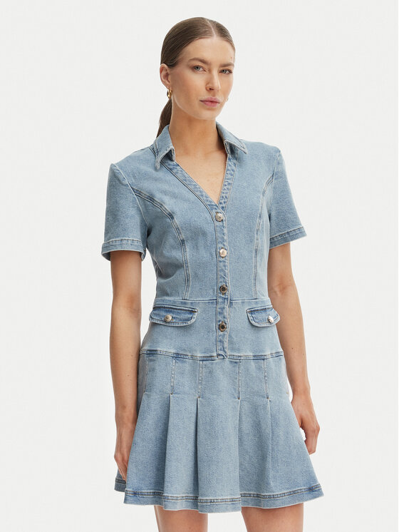 Morgan Morgan Джинсова сукня 251-RTALA Блакитний Slim Fit