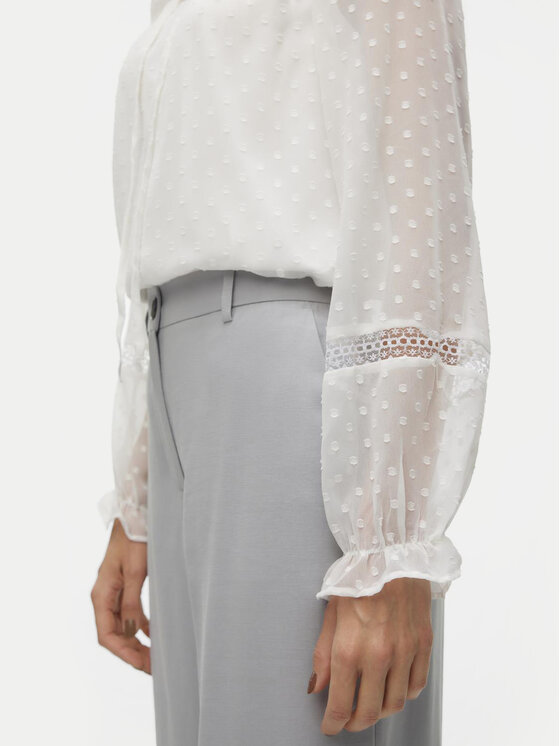 Vero Moda Vero Moda Μπλουζάκι Leah 10314692 Λευκό Regular Fit
