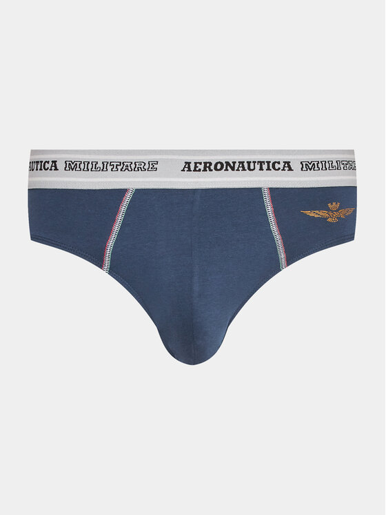 Aeronautica Militare Aeronautica Militare 2er-Set Slips AM1USL002 Dunkelblau