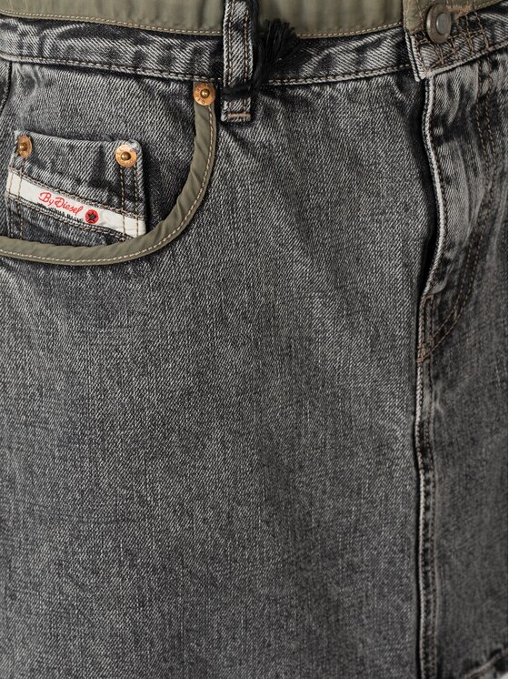 Diesel Diesel Sukně A04440-0CBBH Šedá Slim Fit