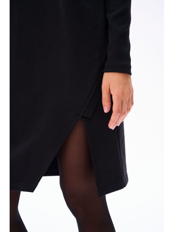blue shadow blue shadow Sukienka codzienna Czin Czarny Regular Fit