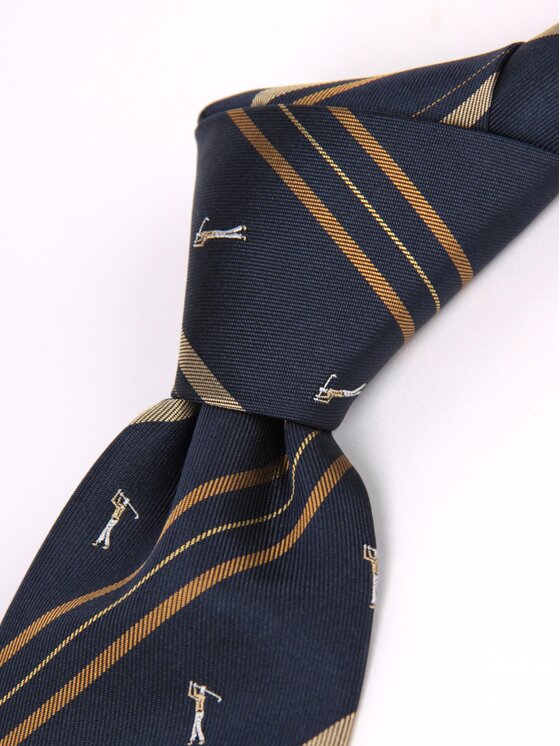 ELSNER ELSNER Γραβάτα JEDWAB ŻAKARD A0888 Σκούρο μπλε