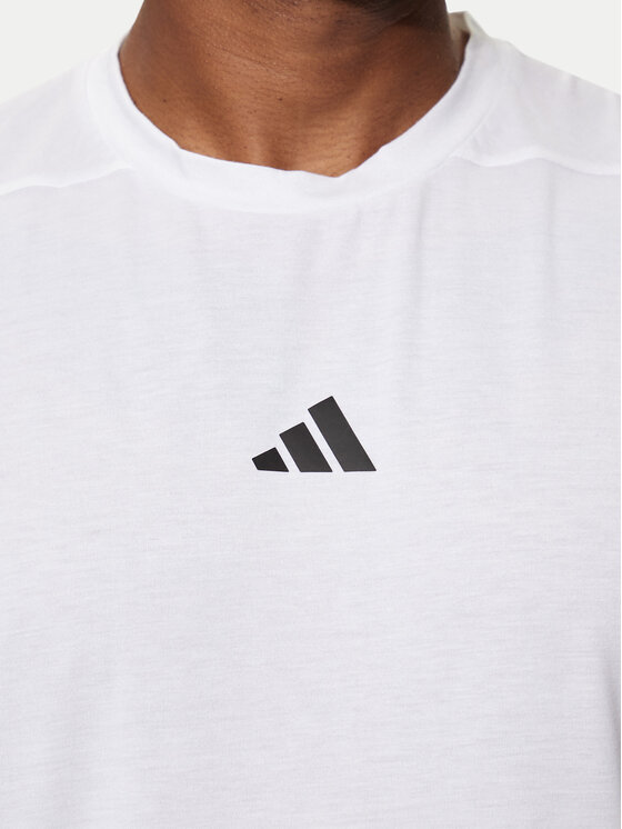 adidas adidas Techniniai marškinėliai Designed for Training IS3795 Balta Regular Fit