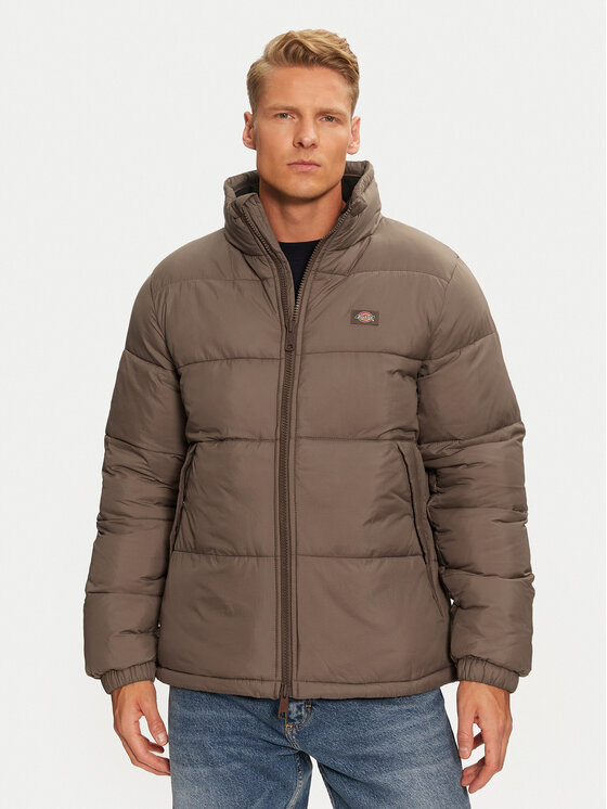 Dickies Dickies Bunda pro přechodné období Waldenburg DK0A4XP2MR1 Hnědá Regular Fit