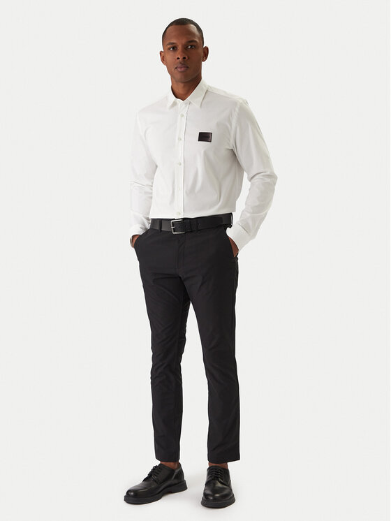 HUGO HUGO Krekls Emero 50555786 Balts Regular Fit