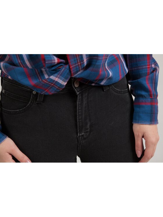 Lee Lee Jeansy L626SHMY Czarny Skinny Fit