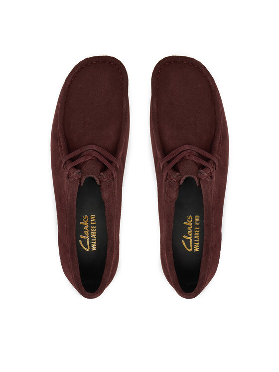 Clarks Clarks Īsi apavi WallabeeEVOSh 26184611 Bordo