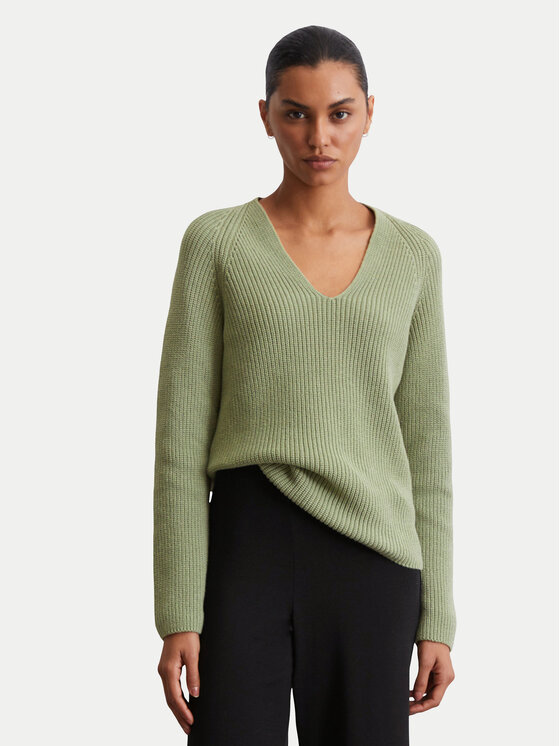 Marc O'Polo Marc O'Polo Sweater 506 6059 60097 Zöld Slim Fit