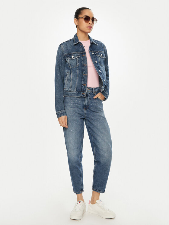 Tommy Jeans Tommy Jeans Farmer DW0DW20216 Kék Slim Fit