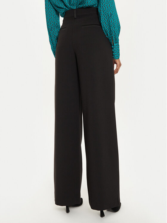 Fracomina Fracomina Pantaloni palazzo FR24WV3004W50901 Nero Wide Leg