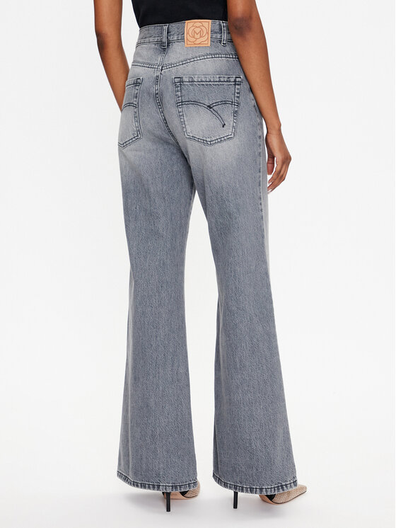 Marella Marella Jeans hlače 2423186034 Siva Wide Leg