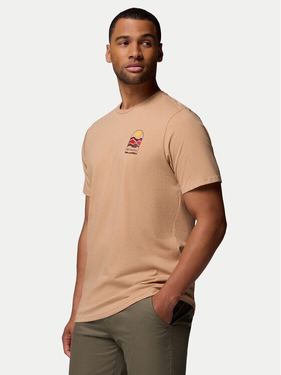 Columbia Columbia T-Shirt Explorers Canyon™ 2036451 Béžová Regular Fit