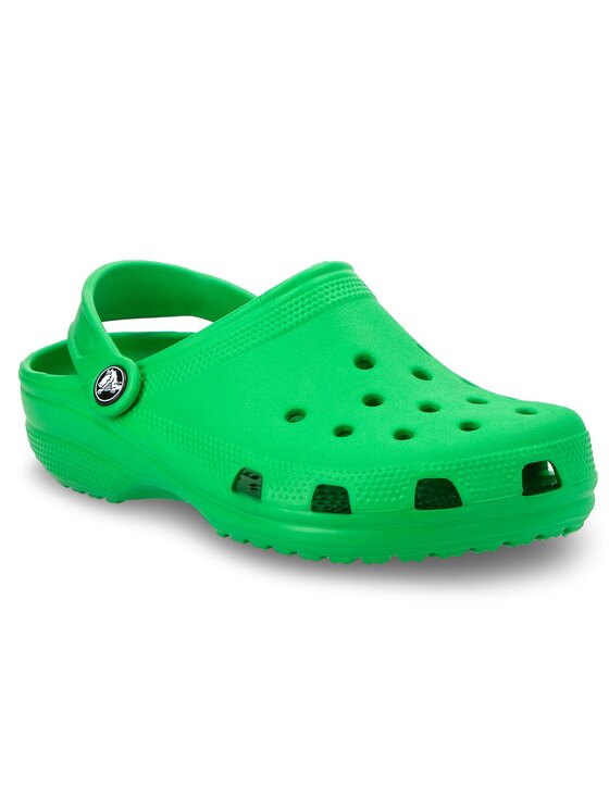 Crocs Crocs Klapki Classic Clog K 204536 Zielony