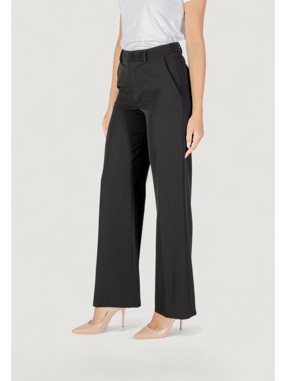 Rinascimento Rinascimento Pantaloni palazzo CFC0124990003 Nero Modern Fit