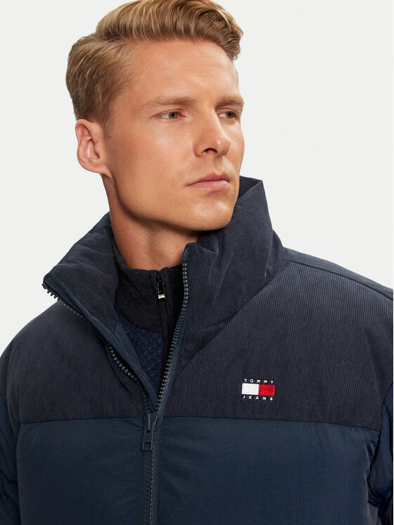 Tommy Jeans Tommy Jeans Pūkinė striukė Alaska DM0DM20605 Tamsiai mėlyna Regular Fit