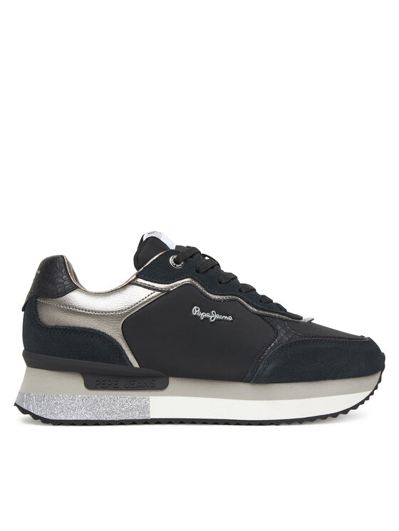 Pepe Jeans Pepe Jeans Sportcipők Rusper Glam W PLS600008 Fekete