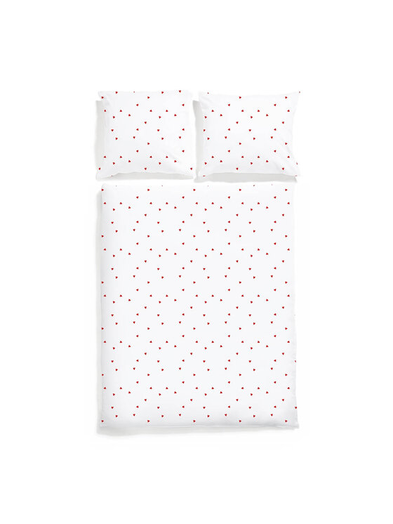 White pocket White pocket Komplet pościeli satynowa Biały