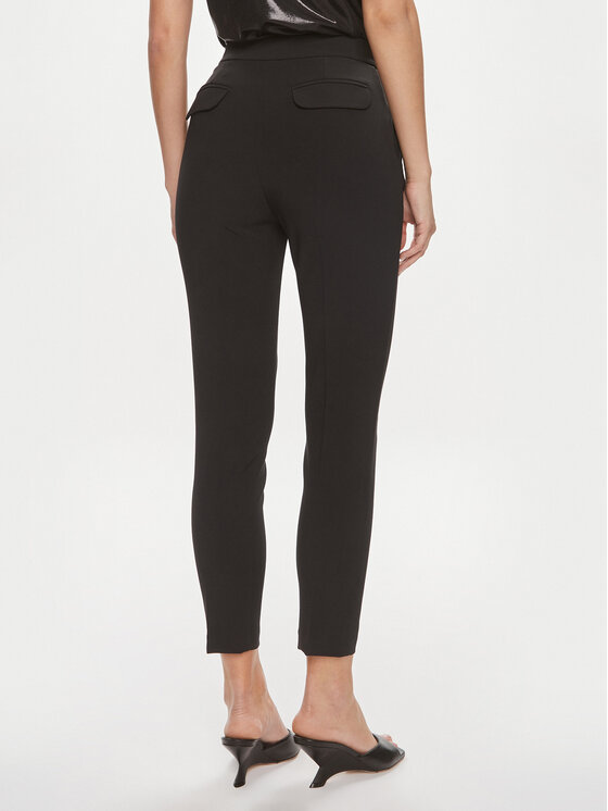 Elisabetta Franchi Elisabetta Franchi Παντελόνι υφασμάτινο PA-027-41E2-V280 Μαύρο Regular Fit