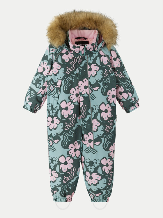 Reima Reima Overall de iarnă Lappi 5100129C Verde Regular Fit