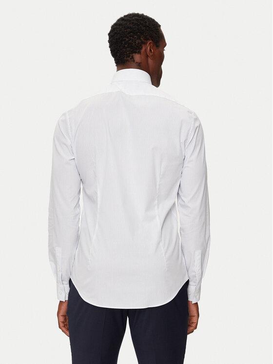 Calvin Klein Calvin Klein Πουκάμισο K10K113537 Λευκό Slim Fit