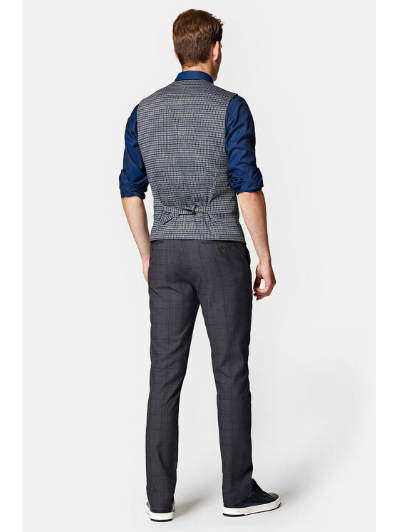 Lancerto Lancerto Kamizelka Weber KA131223000010 Szary Slim Fit