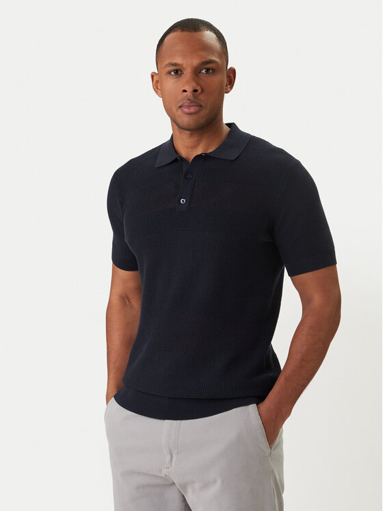 KARL LAGERFELD Tricou polo 655009 562301 Bleumarin Regular Fit