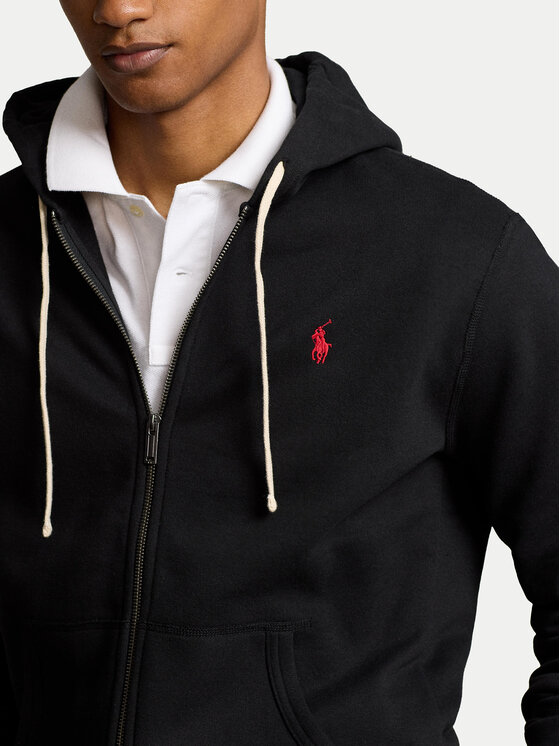 Polo Ralph Lauren Polo Ralph Lauren Bluză Fleece 710813297001 Negru Regular Fit