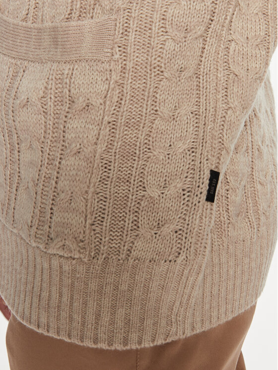 INDICODE INDICODE Cardigan Interly 35-823 Écru Regular Fit
