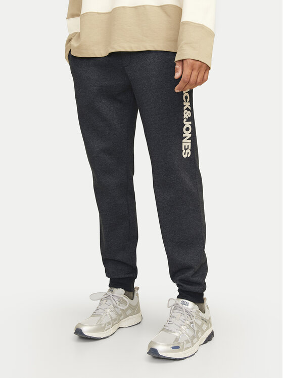 Męskie Spodnie dresowe Jack&Jones, Rozmiar XL, Czarne, Gordon 12258477