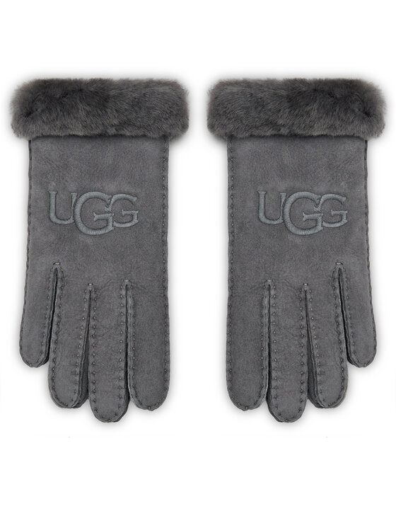 Mănuși de Damă Ugg W Sheepskin Embroider Glove 20931 Gri