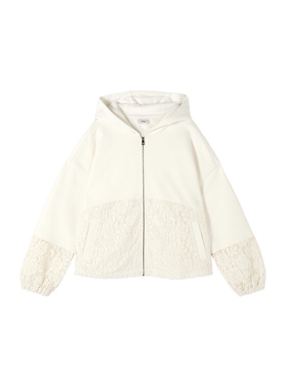 Oltre Oltre Bluza G874J004313N021 Biały Regular Fit