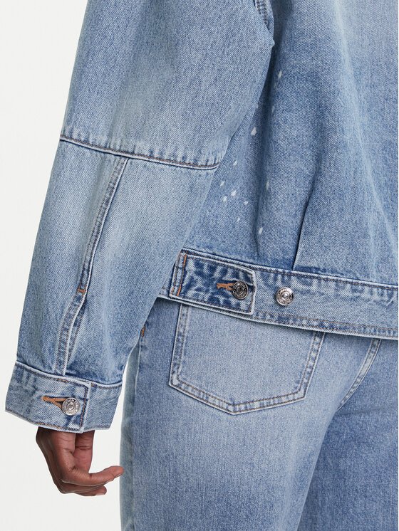 Calvin Klein Jeans Calvin Klein Jeans Kurtka jeansowa LV047C730G Niebieski Regular Fit