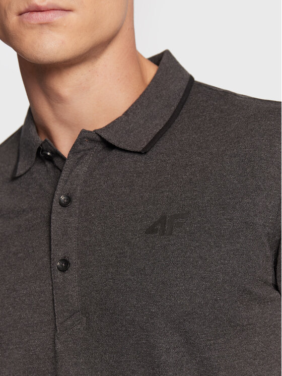 4F 4F Polo majica H4Z22-TSM357 Siva Regular Fit