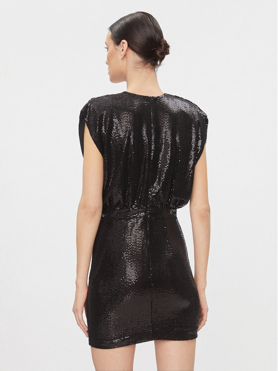 Rinascimento Rinascimento Kokteilinė suknelė CFC0116365003 Juoda Regular Fit