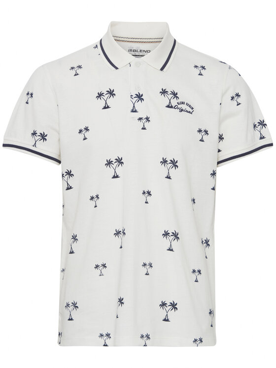 Blend Blend Polo särk 20715468 Valge Regular Fit