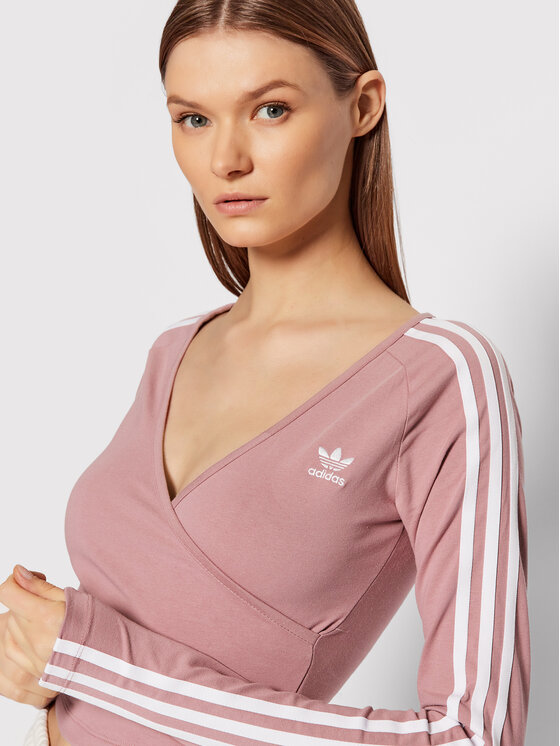 Blusa adicolor Classics HE4957 Rosa Slim Fit