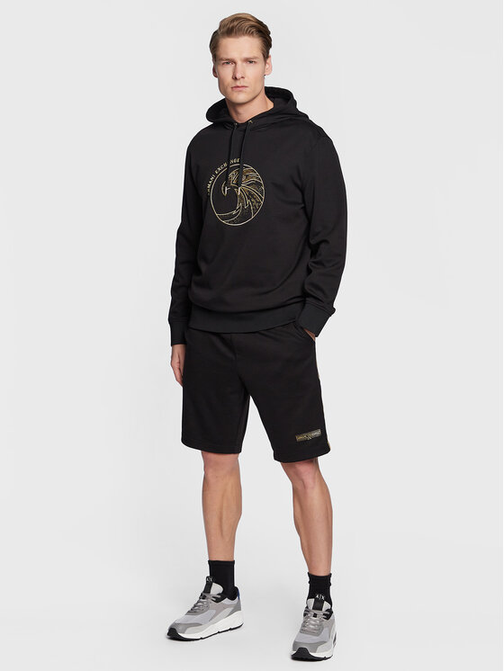Armani Exchange Armani Exchange Mikina 3RZMRB Z9N1Z 1200 Černá Regular Fit