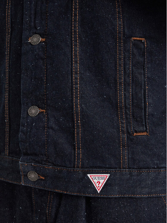 Guess Jeans Guess Jeans Traper jakna M6YN38 D1314 Tamnoplava Oversize