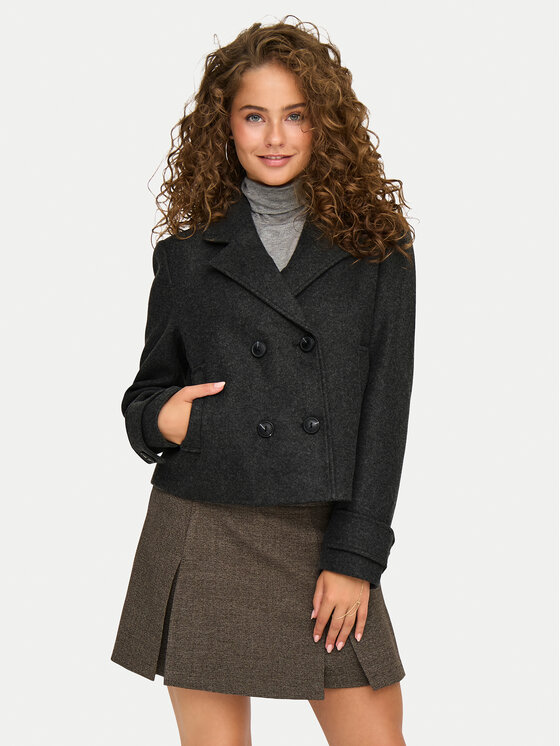 ONLY ONLY Преходно яке Freja 15320983 Сив Regular Fit