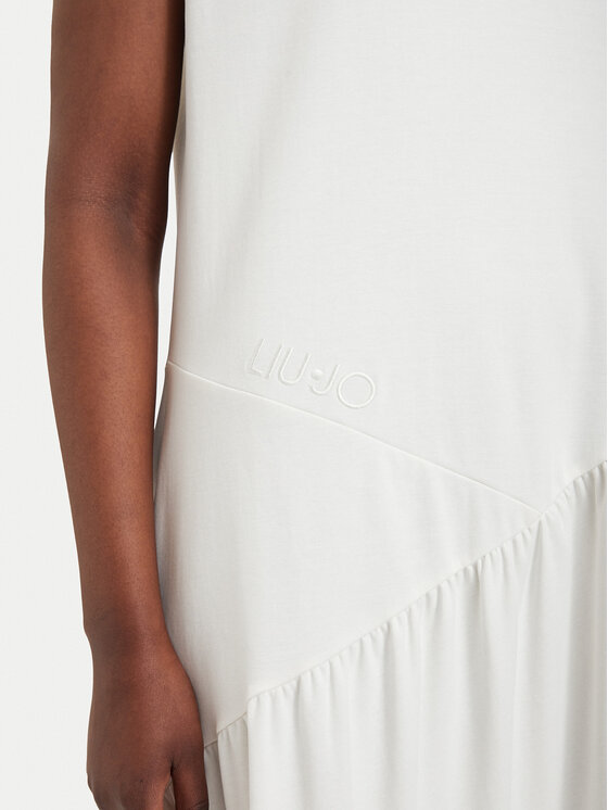 Liu Jo Sport Liu Jo Sport Haljina za svaki dan TA6237 J3855 Krem Relaxed Fit
