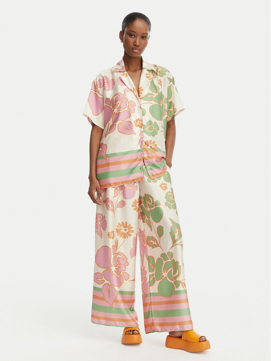 Maaji Maaji Bavlnené nohavice Ophelia PT1836CPA005 Farebná Relaxed Fit