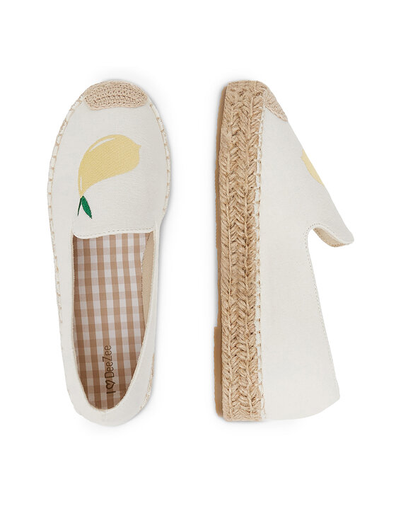 DeeZee DeeZee Espadrile 8-807-2 Bijela