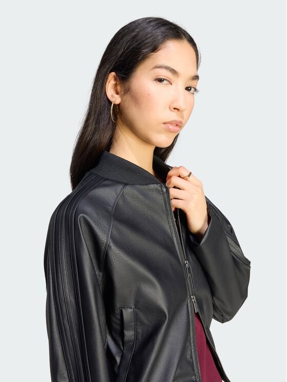 adidas adidas Kurtka bomber 168975 Czarny Oversize