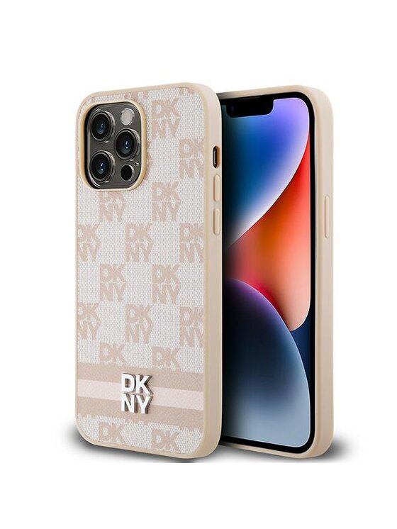 Etui na telefon DKNY, Różowe, Apple iPhone 14 Pro Max